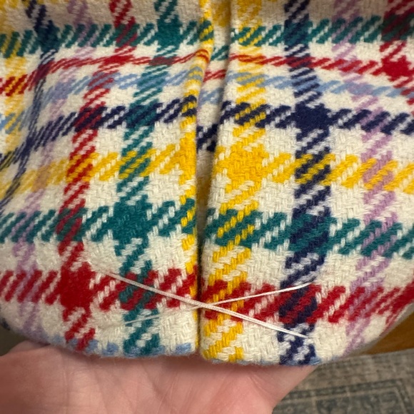 Mini Boden Multicolor Plaid Kids Coat - Picture 7 of 7